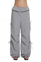 Pleated Waist Parachute Cargo Pants - COPPING THREADS - MOROMORO