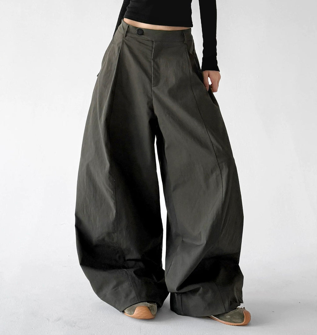 Pleated Wide-Leg Pants - COPPING THREADS - CT ORIGINALS