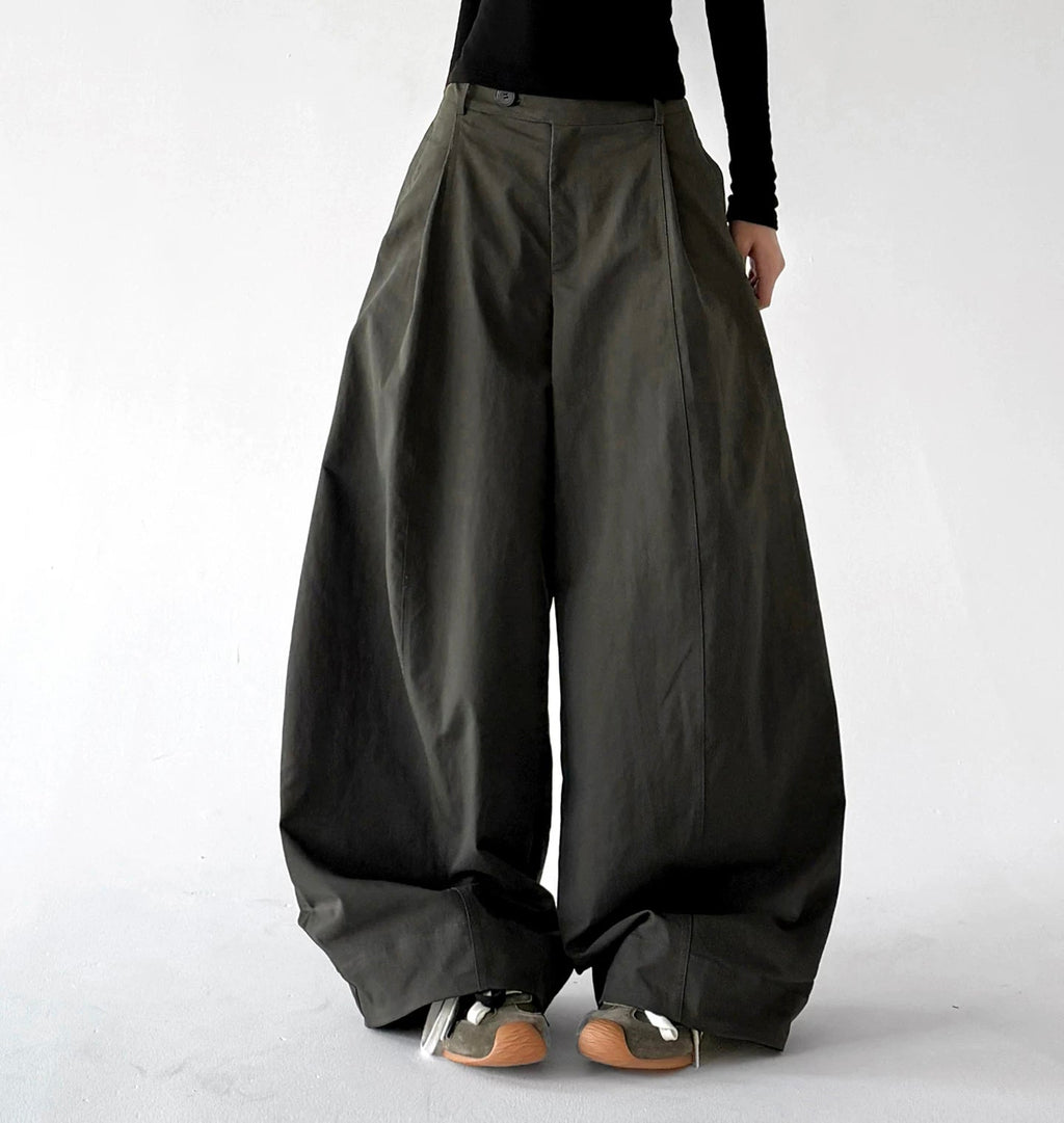 Pleated Wide-Leg Pants - COPPING THREADS - CT ORIGINALS