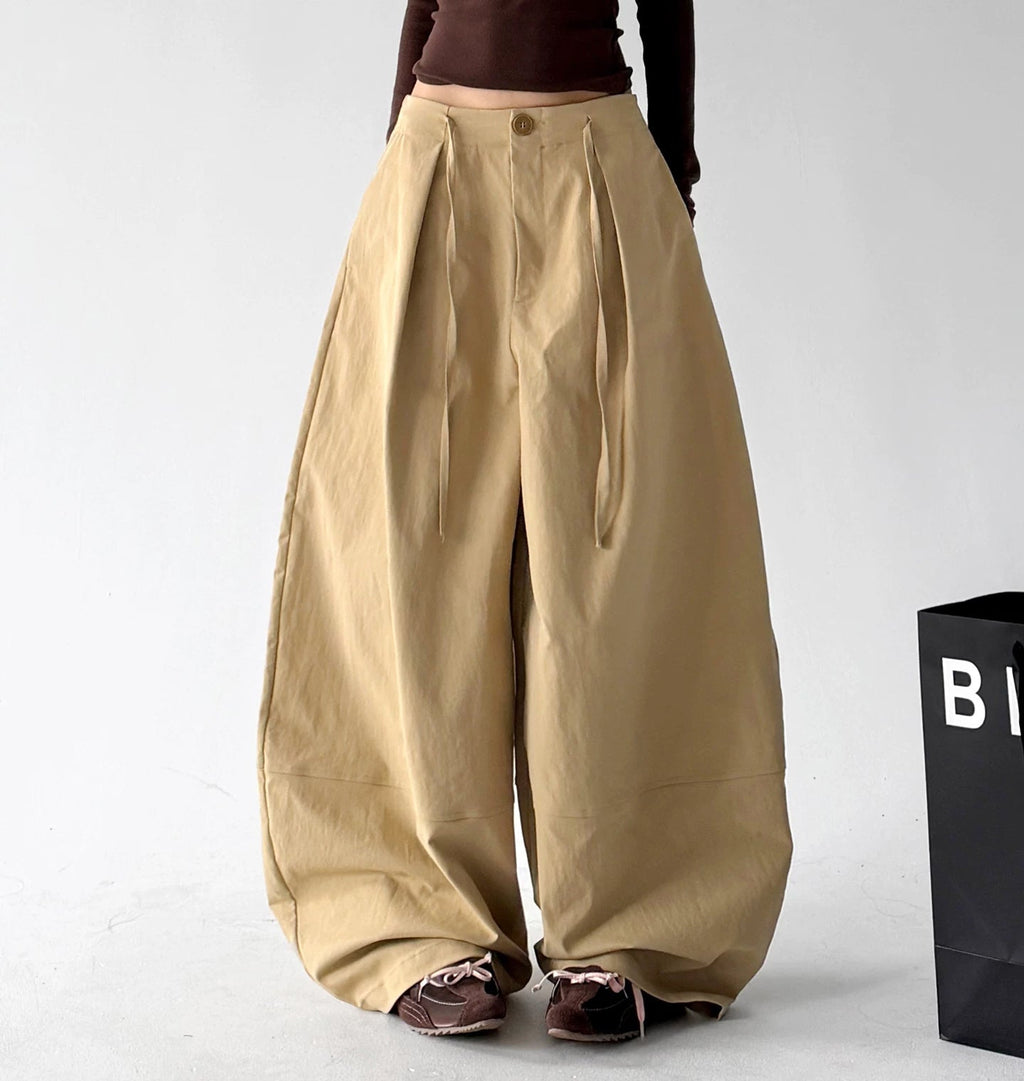 Pleated Wide-Leg Pants - COPPING THREADS - CT ORIGINALS