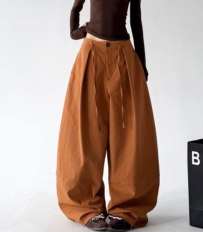 Pleated Wide-Leg Pants - COPPING THREADS - CT ORIGINALS Main image