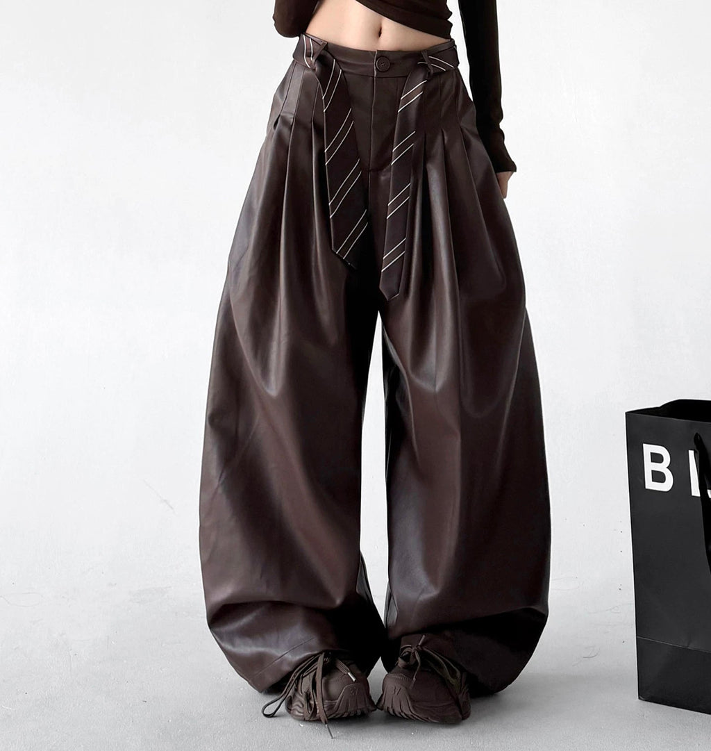 Pleated Wide-Leg Pants - COPPING THREADS - CT ORIGINALS