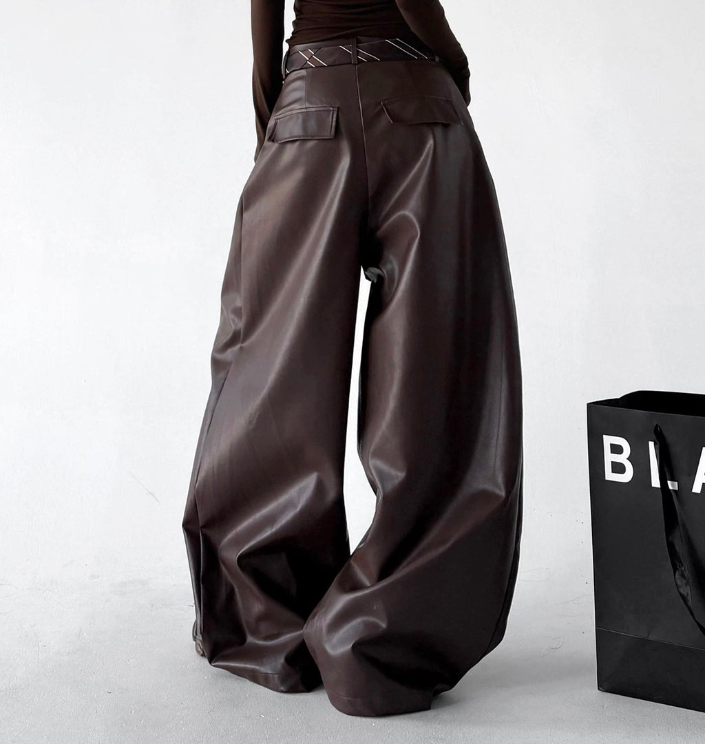 Pleated Wide-Leg Pants - COPPING THREADS - CT ORIGINALS