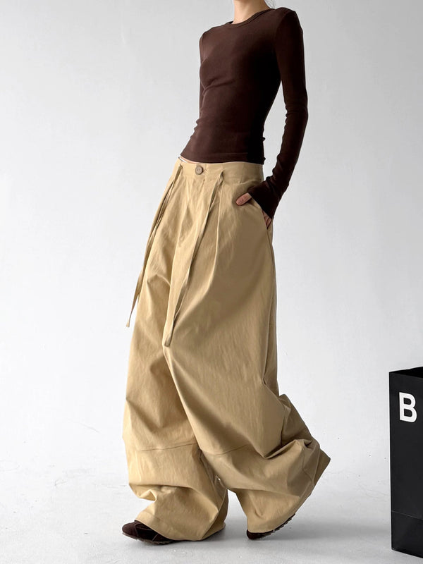 Pleated Wide-Leg Pants - COPPING THREADS - CT ORIGINALS