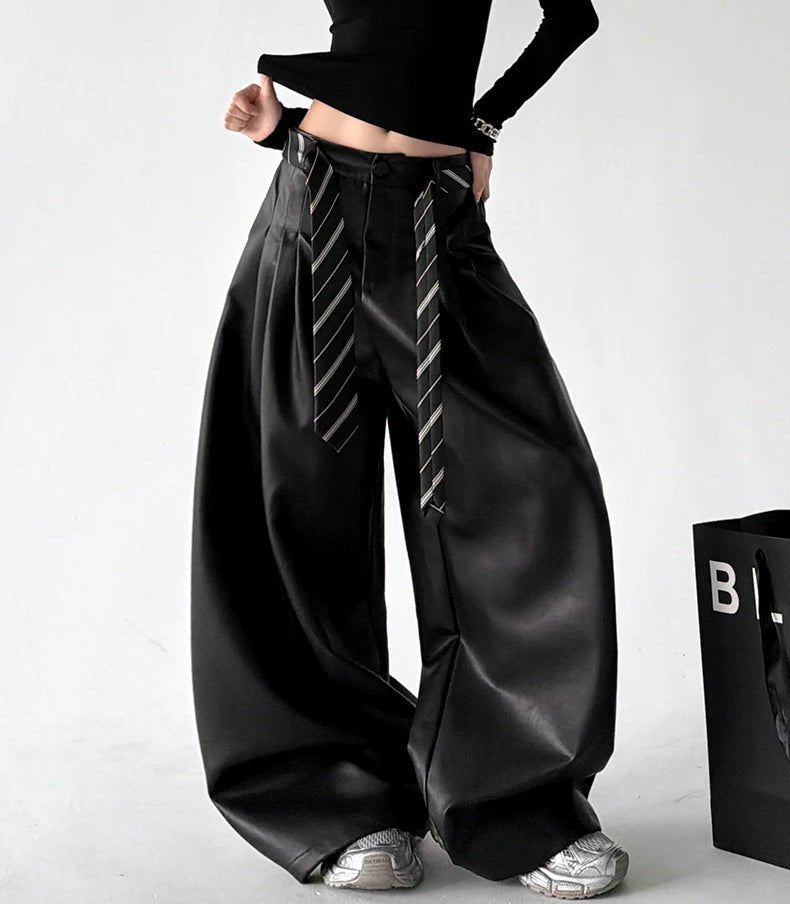 Pleated Wide-Leg Pants - COPPING THREADS - CT ORIGINALS