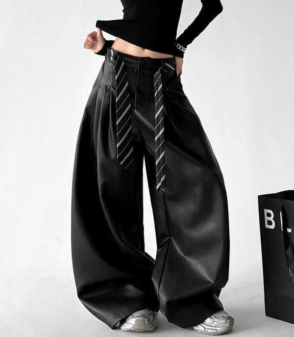 Pleated Wide-Leg Pants - COPPING THREADS - CT ORIGINALS