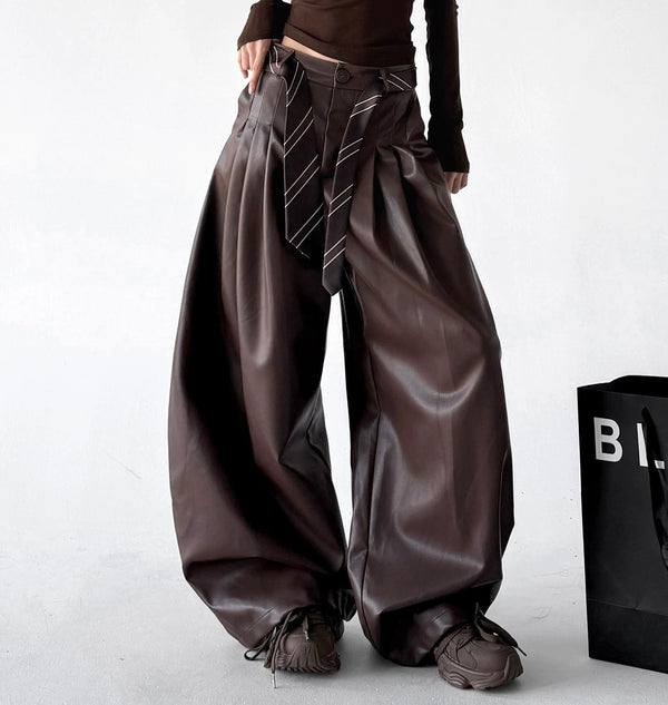 Pleated Wide-Leg Pants - COPPING THREADS - CT ORIGINALS