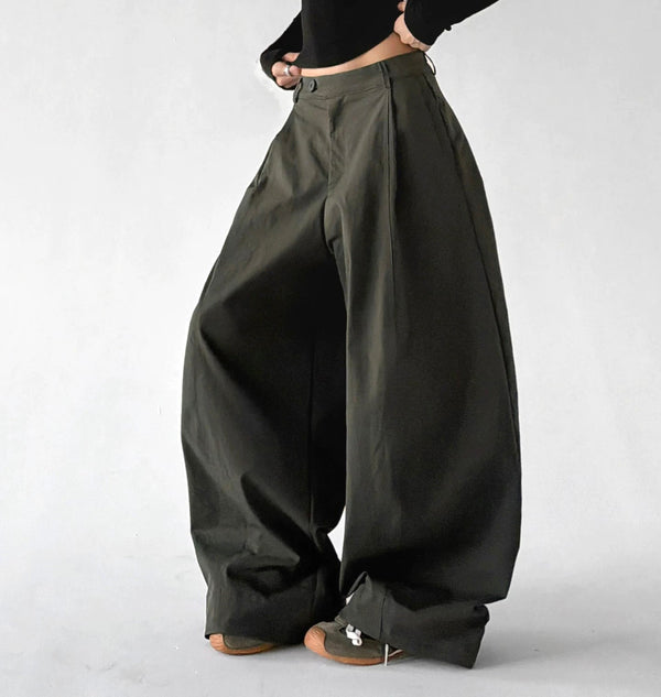 Pleated Wide-Leg Pants - COPPING THREADS - CT ORIGINALS