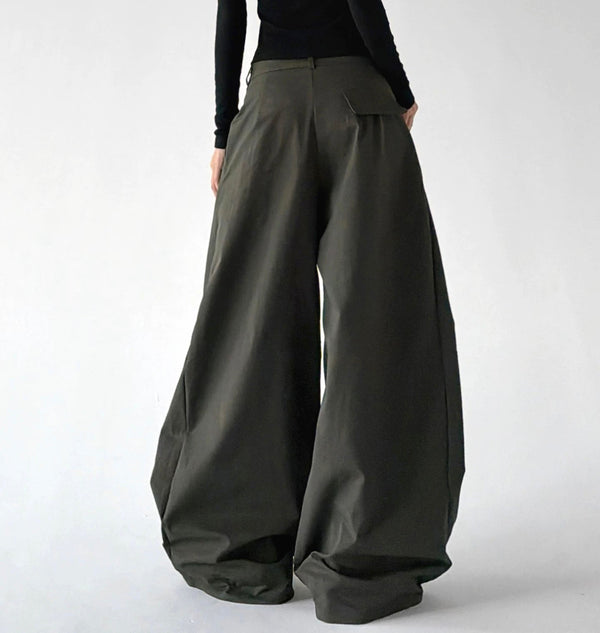 Pleated Wide-Leg Pants - COPPING THREADS - CT ORIGINALS