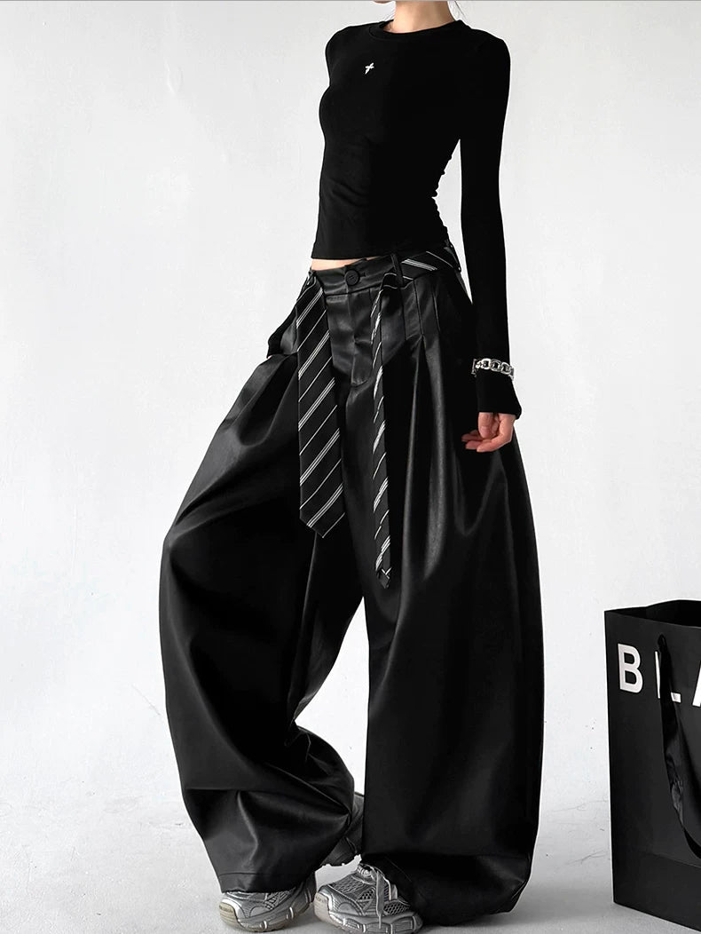 Pleated Wide-Leg Pants - COPPING THREADS - CT ORIGINALS