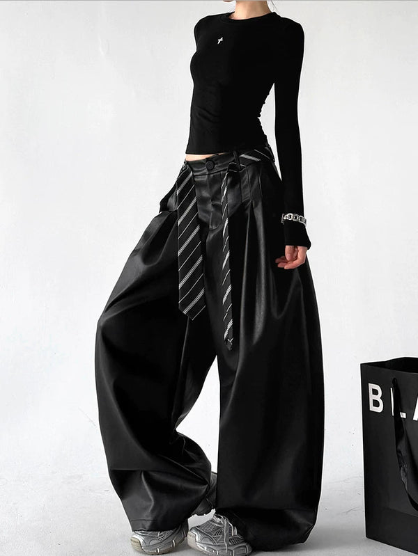 Pleated Wide-Leg Pants - COPPING THREADS - CT ORIGINALS
