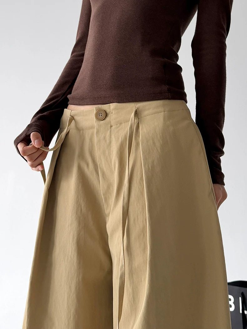 Pleated Wide-Leg Pants - COPPING THREADS - CT ORIGINALS