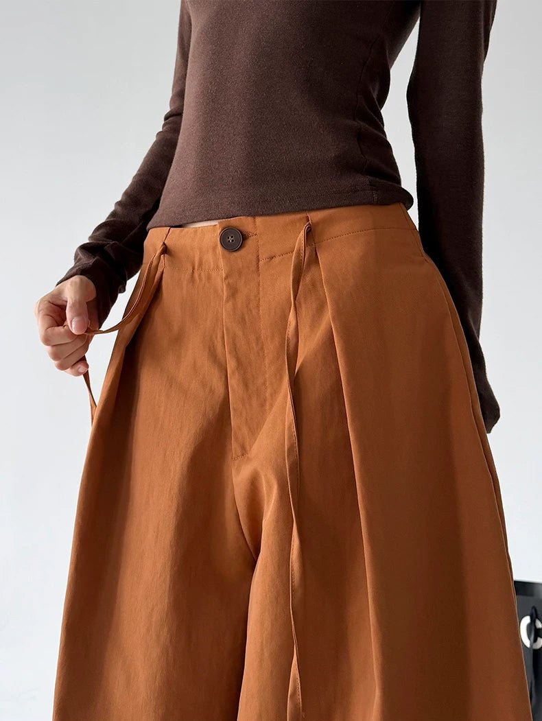 Pleated Wide-Leg Pants - COPPING THREADS - CT ORIGINALS