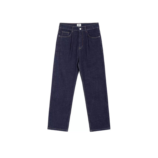 Pleated Wide-Leg Stretch Jeans - COPPING THREADS - IDLT