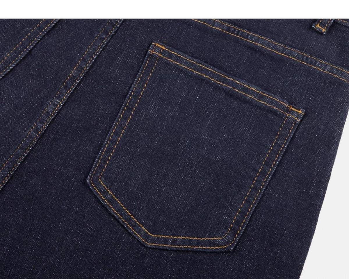 Pleated Wide-Leg Stretch Jeans - COPPING THREADS - IDLT