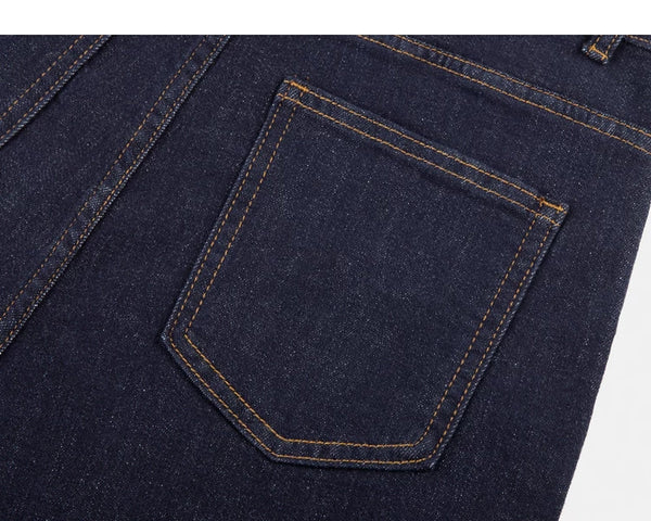 Pleated Wide-Leg Stretch Jeans - COPPING THREADS - IDLT