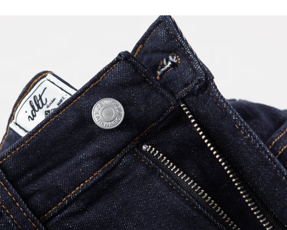 Pleated Wide-Leg Stretch Jeans - COPPING THREADS - IDLT