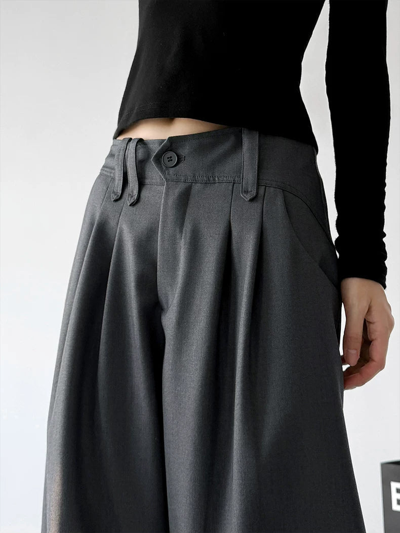 Pleated Wide-Leg Suit Trousers - COPPING THREADS - CT ORIGINALS