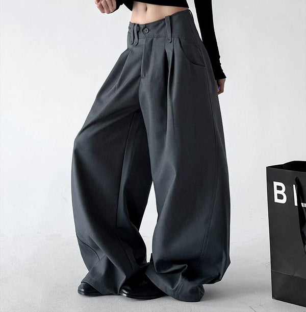 Pleated Wide-Leg Suit Trousers - COPPING THREADS - CT ORIGINALS