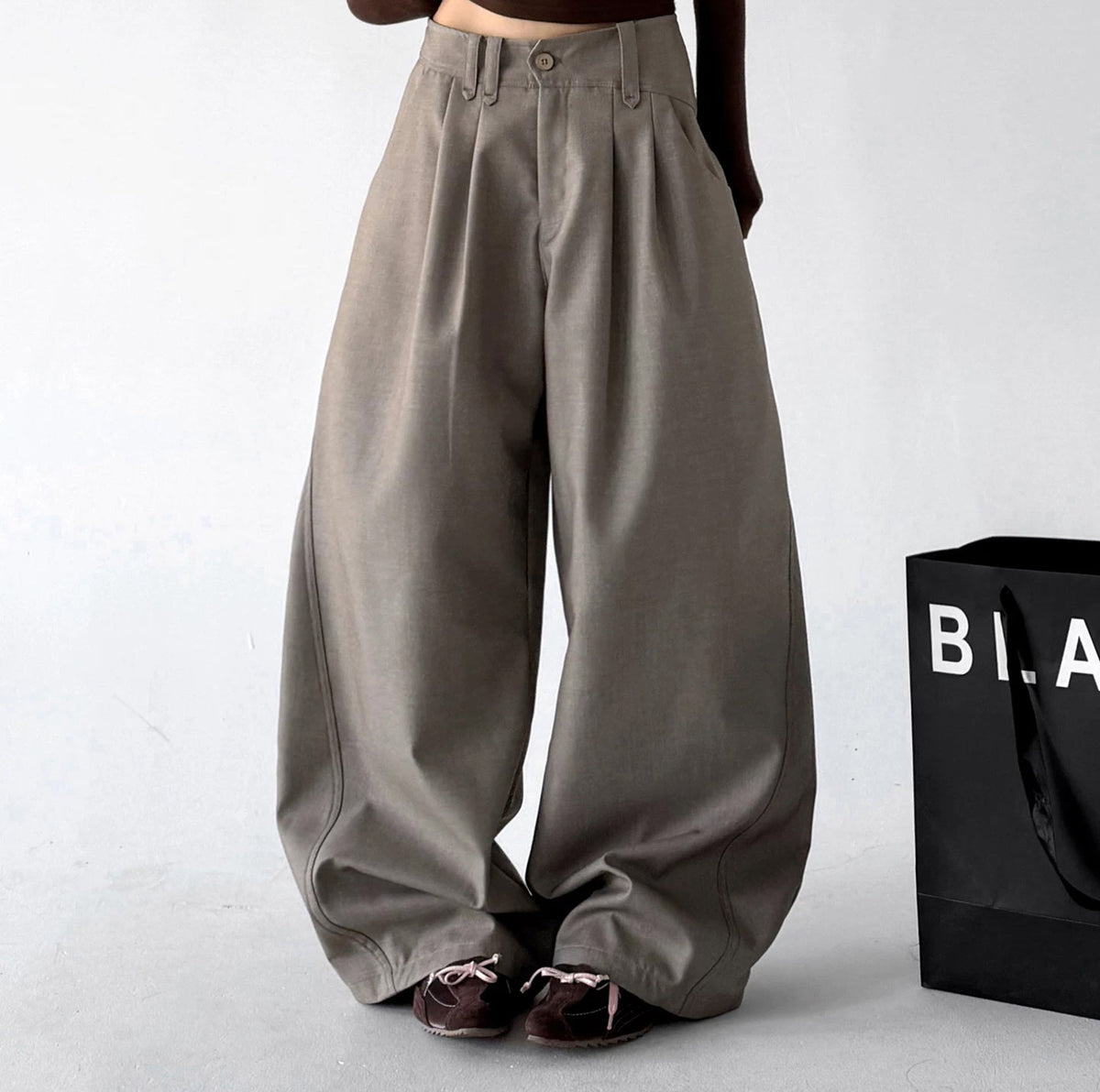 Pleated Wide-Leg Suit Trousers - COPPING THREADS - CT ORIGINALS Main image