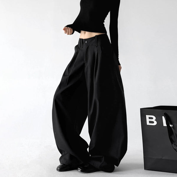 Pleated Wide-Leg Suit Trousers - COPPING THREADS - CT ORIGINALS
