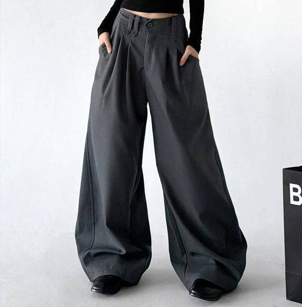Pleated Wide-Leg Suit Trousers - COPPING THREADS - CT ORIGINALS