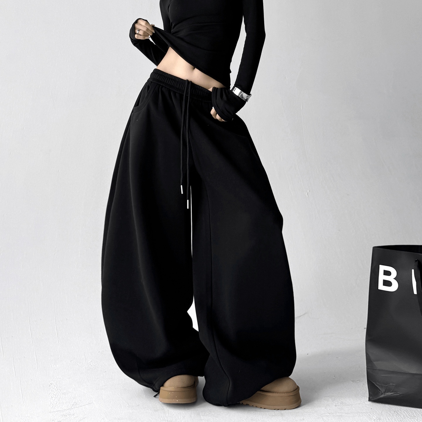 Plush Fleece - Lined Wide - Leg Sweatpants - COPPING THREADS - CT Select