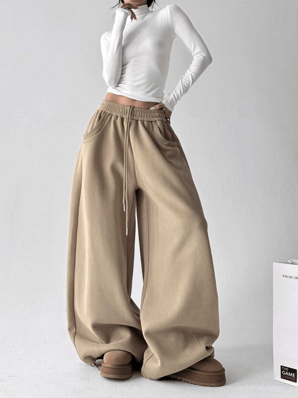 Plush Fleece - Lined Wide - Leg Sweatpants - COPPING THREADS - CT Select