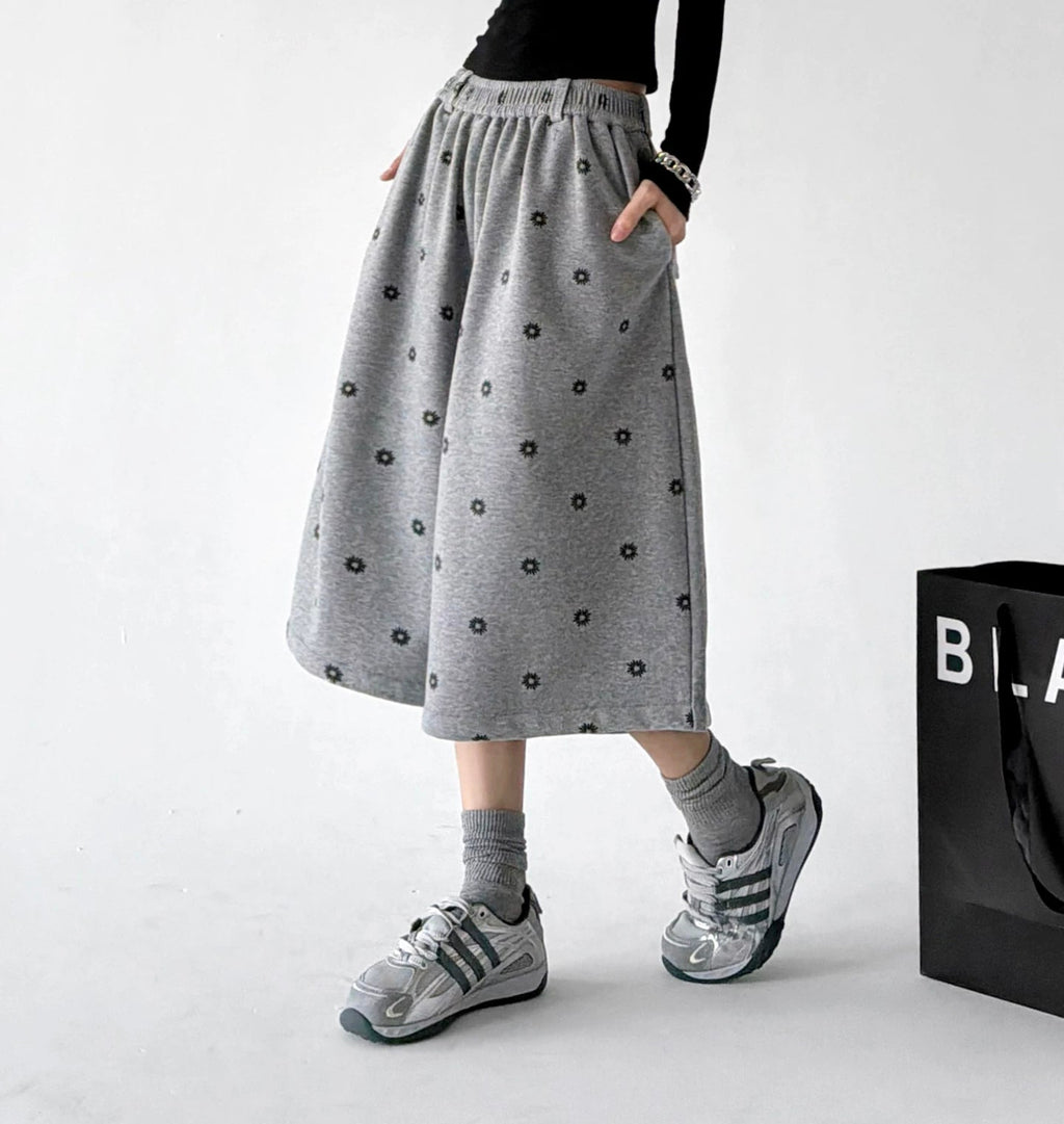 Polka-Dot Cropped Wide-Leg Pants - COPPING THREADS - CT ORIGINALS