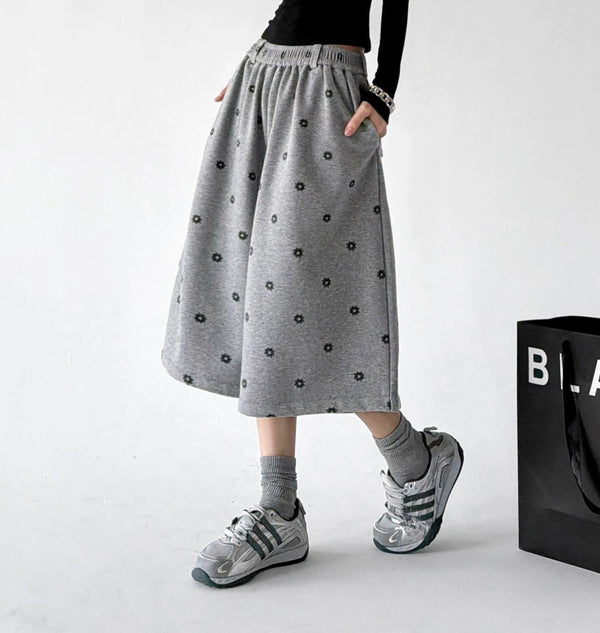 Polka-Dot Cropped Wide-Leg Pants - COPPING THREADS - CT ORIGINALS