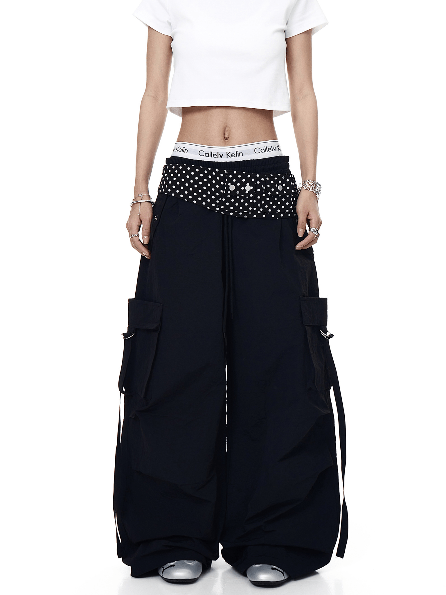 Polka - Dot Flap Parachute Cargo Pants - COPPING THREADS - CT Select Hauptbild