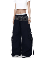 Polka - Dot Flap Parachute Cargo Pants - COPPING THREADS - CT Select