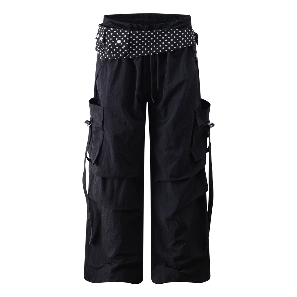 Polka - Dot Flap Parachute Cargo Pants - COPPING THREADS - CT Select