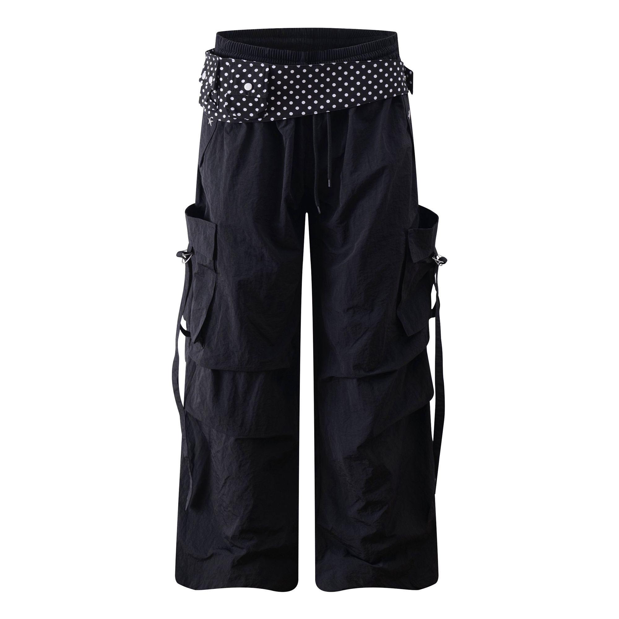 Polka - Dot Flap Parachute Cargo Pants - COPPING THREADS - CT Select