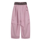 Polka Dot Fold - Over Waist Parachute Pants - COPPING THREADS - CT Select