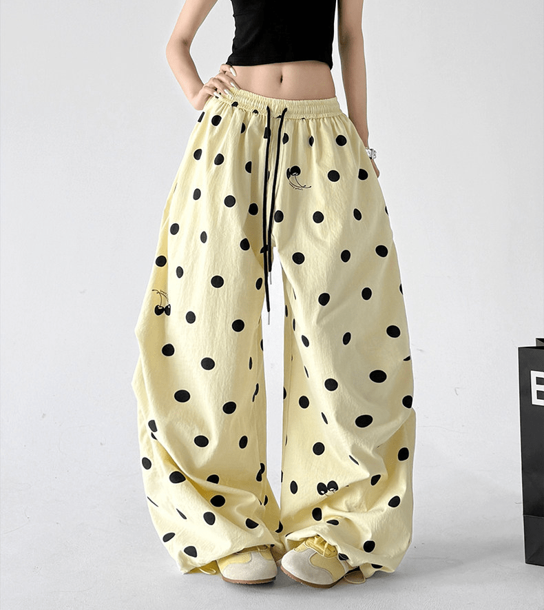 Polka Dot Wide - Leg Pants - CT6696 - COPPING THREADS - CT Select