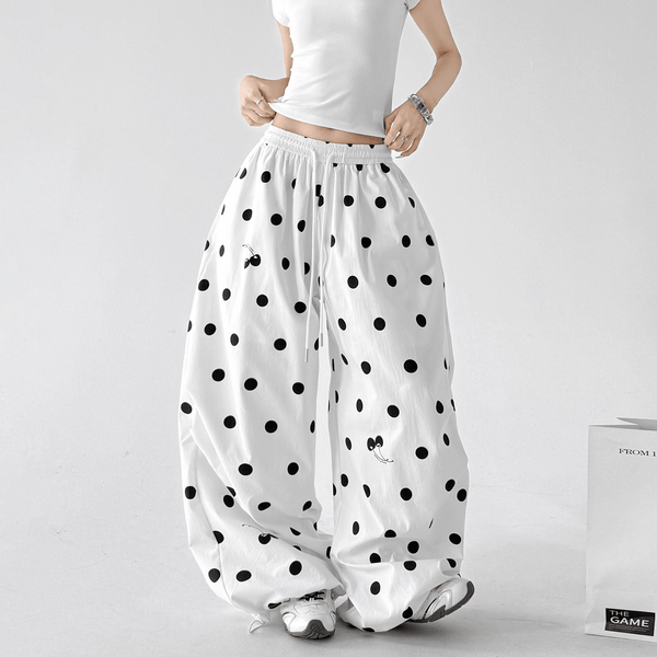 Polka Dot Wide - Leg Pants - CT6696 - COPPING THREADS - CT Select