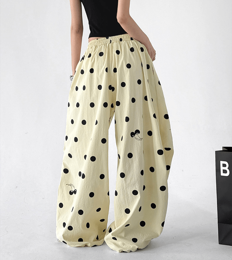 Polka Dot Wide - Leg Pants - CT6696 - COPPING THREADS - CT Select