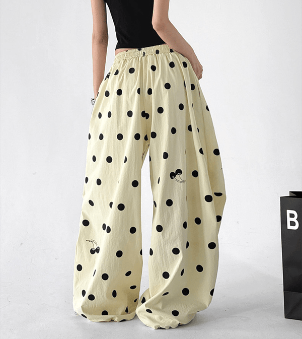 Polka Dot Wide - Leg Pants - CT6696 - COPPING THREADS - CT Select