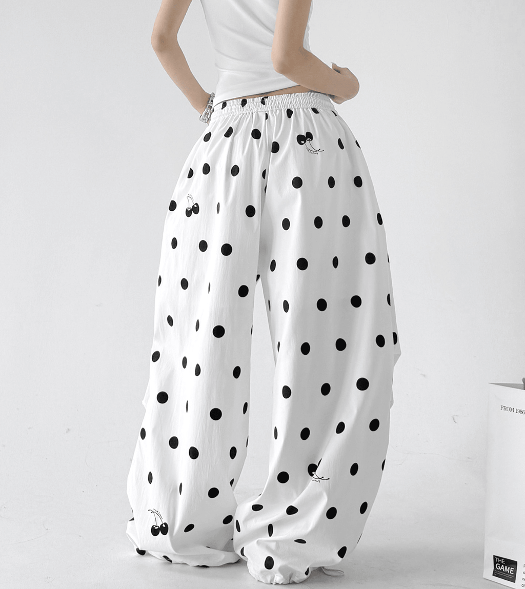 Polka Dot Wide - Leg Pants - CT6696 - COPPING THREADS - CT Select
