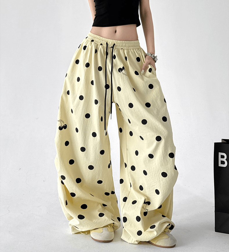 Polka Dot Wide - Leg Pants - CT6696 - COPPING THREADS - CT Select