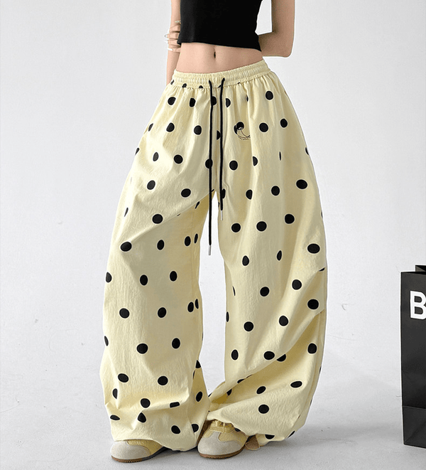 Polka Dot Wide - Leg Pants - CT6696 - COPPING THREADS - CT Select