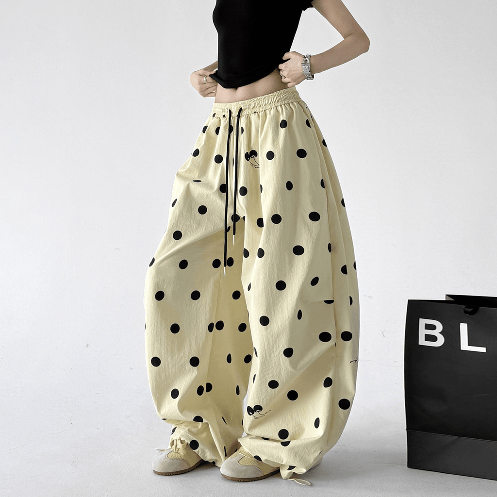 Polka Dot Wide - Leg Pants - CT6696 - COPPING THREADS - CT Select