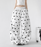 Polka Dot Wide - Leg Pants - CT6696 - COPPING THREADS - CT Select