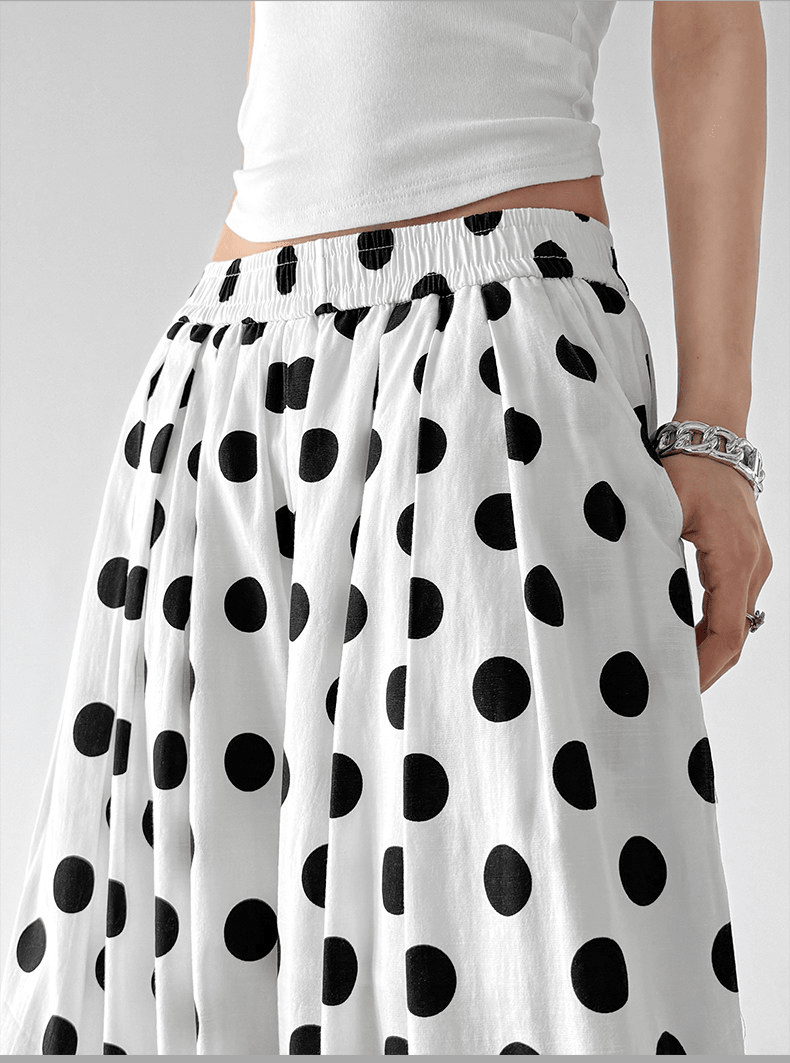 Polka Dot Wide - Leg Pants - CT6698 - COPPING THREADS - CT Select