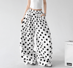 Polka Dot Wide - Leg Pants - CT6698 - COPPING THREADS - CT Select