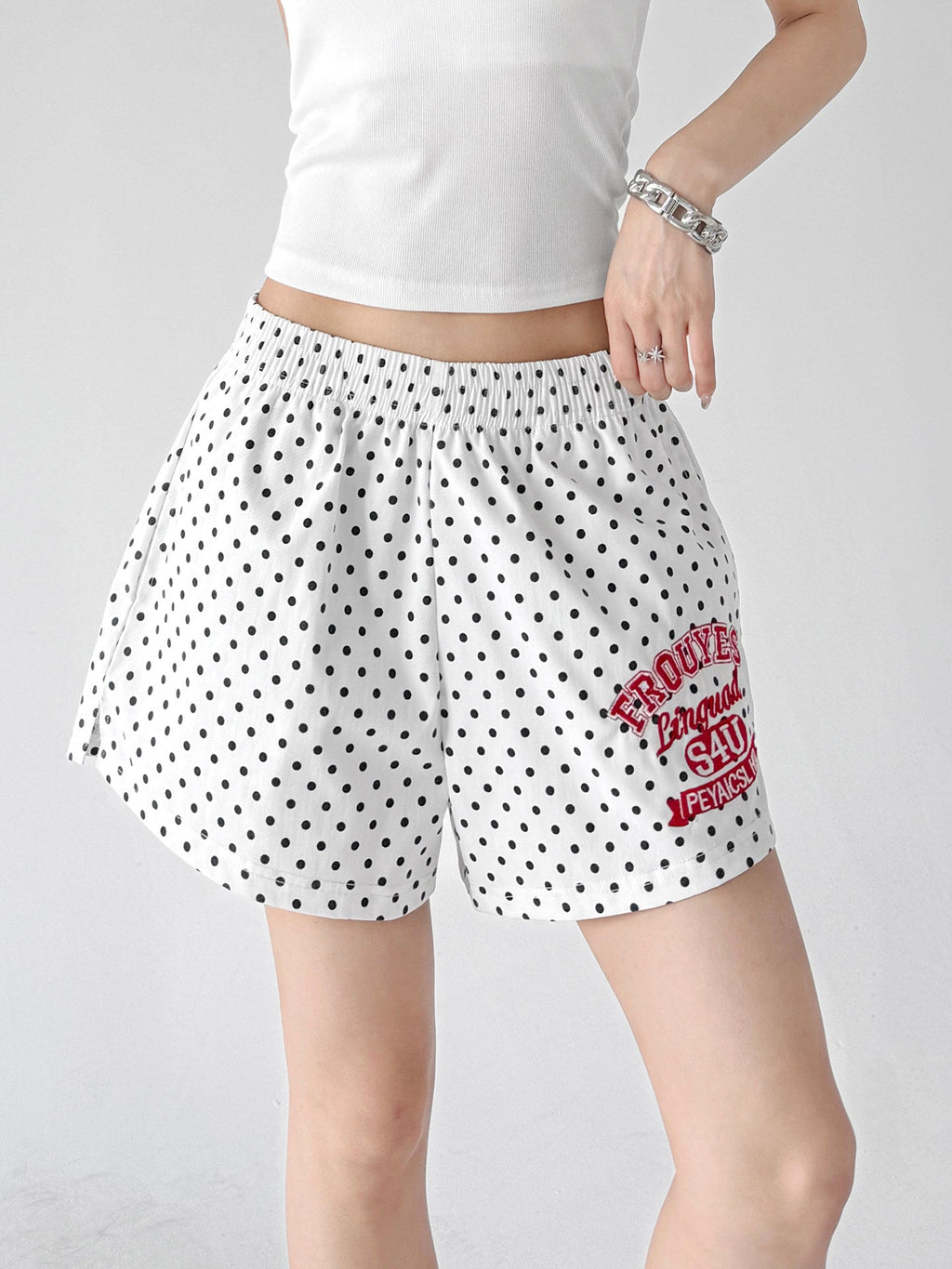 Polka Dot Wide-Leg Shorts - CT210 - COPPING THREADS - CT ORIGINALS