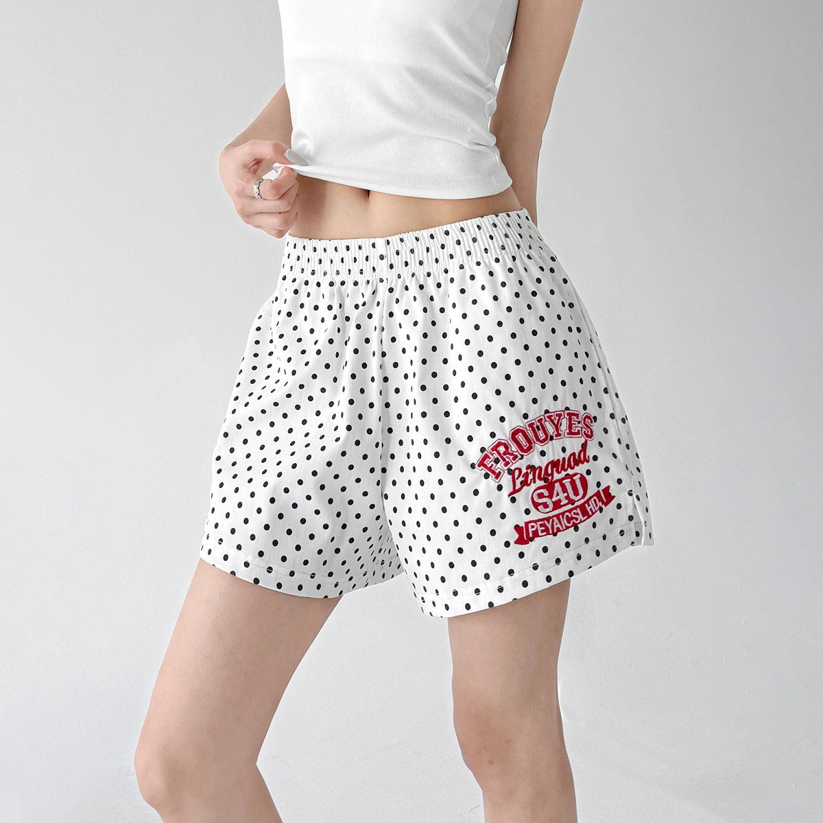 Polka Dot Wide-Leg Shorts - CT210 - COPPING THREADS - CT ORIGINALS