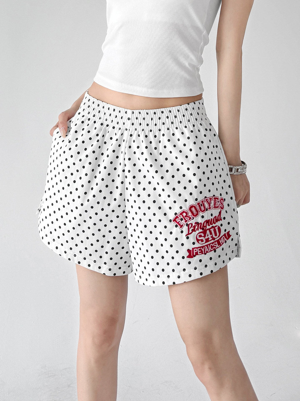 Polka Dot Wide-Leg Shorts - CT210 - COPPING THREADS - CT ORIGINALS