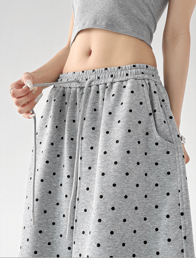 Polka Dot Wide - Leg Sweatpants - CT66101 - COPPING THREADS - CT Select